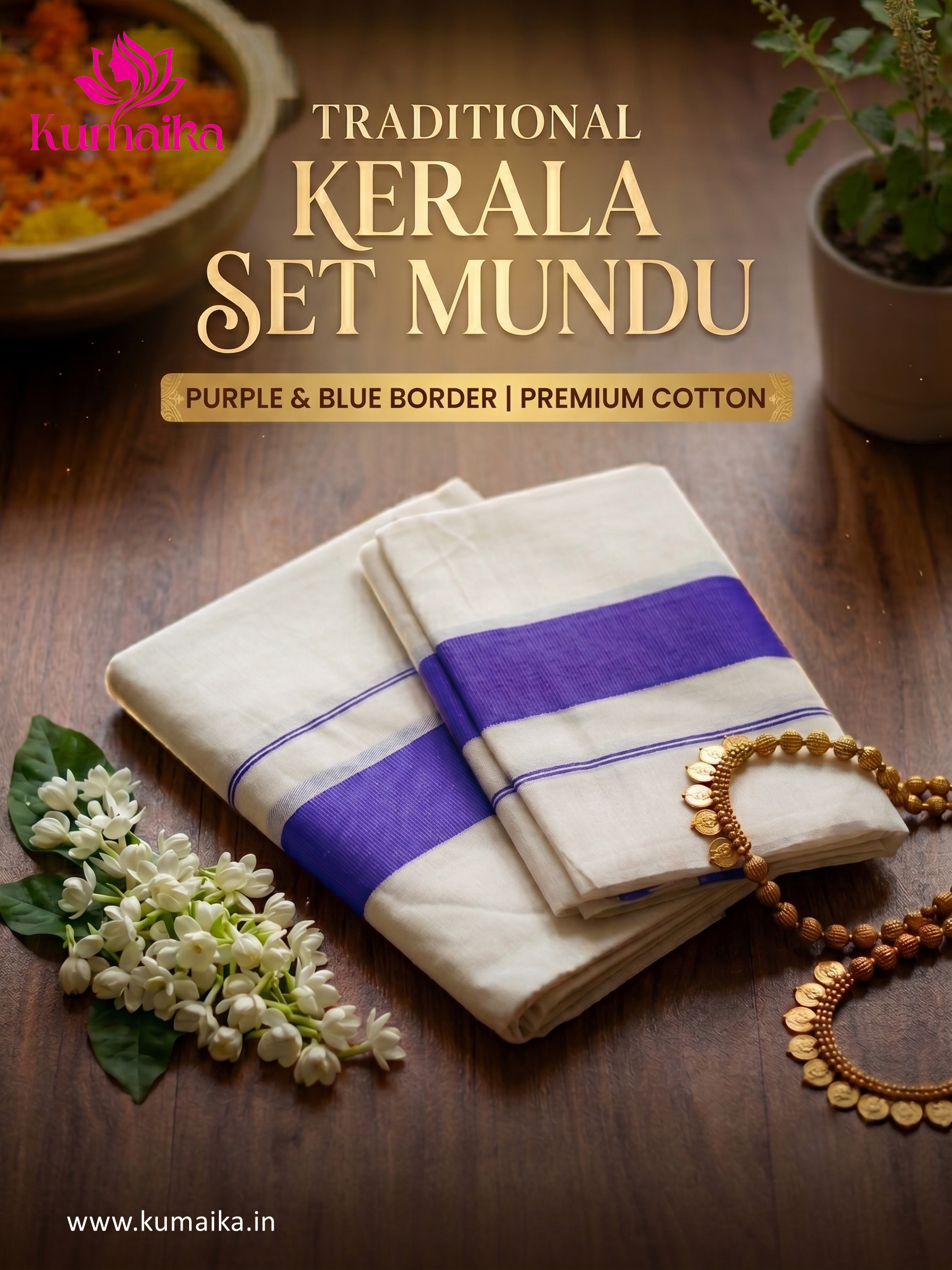 Kerala Kattikkara Set Mundu