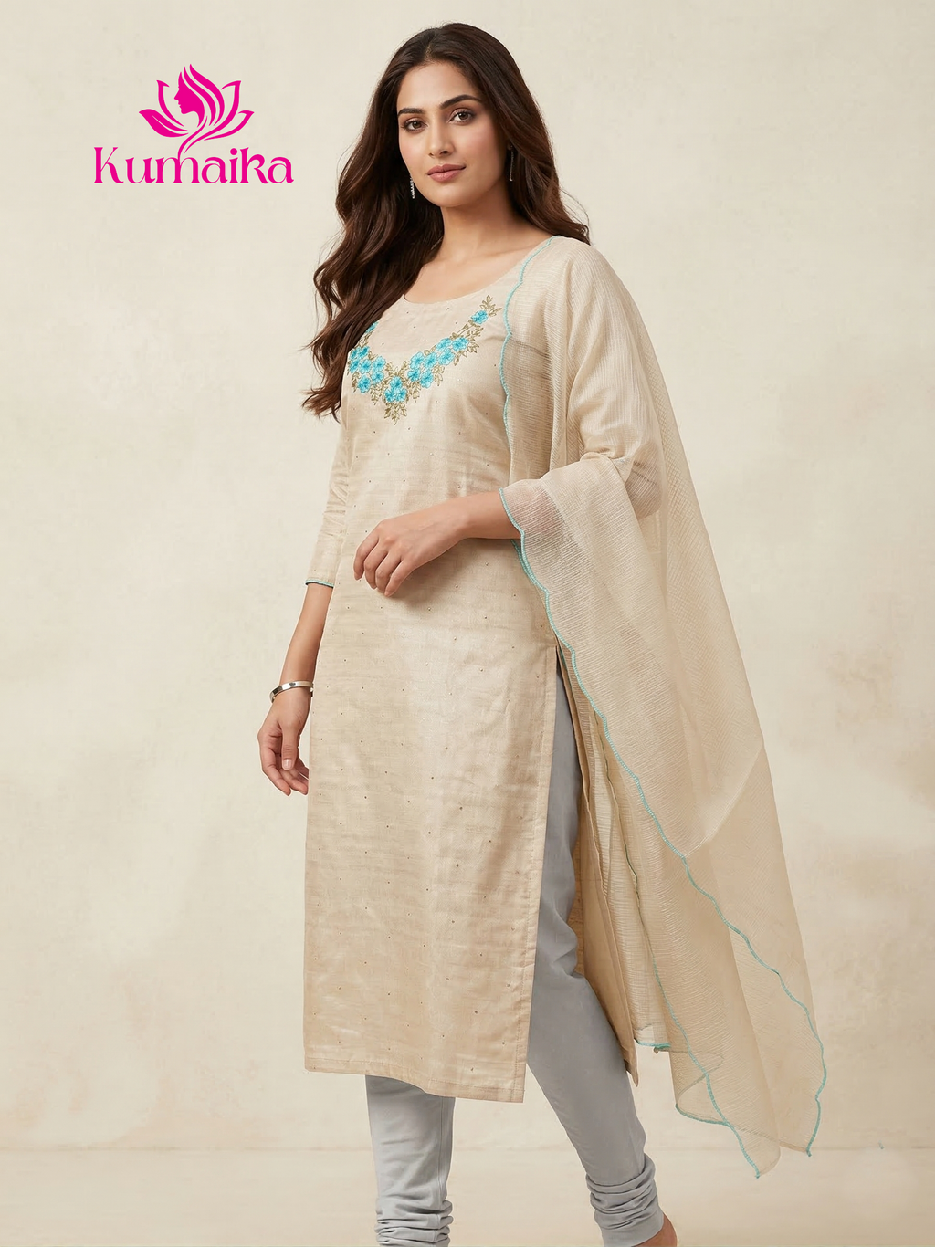 Semi Silk Churidar Material Set