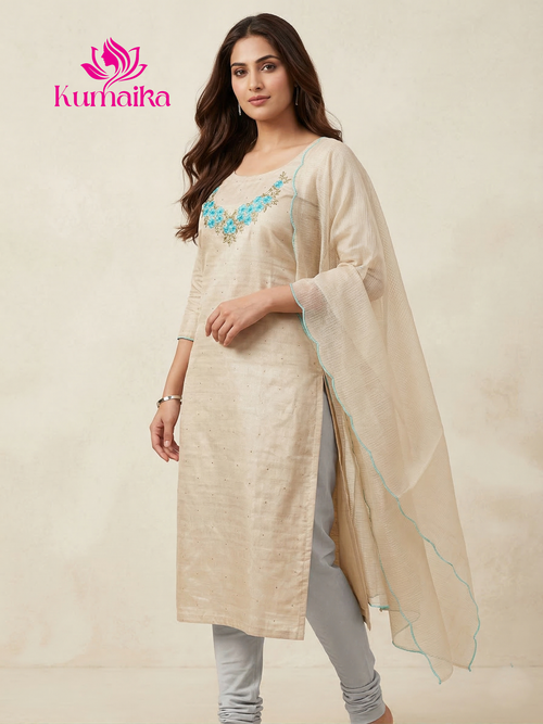 Semi Silk Churidar Material Set