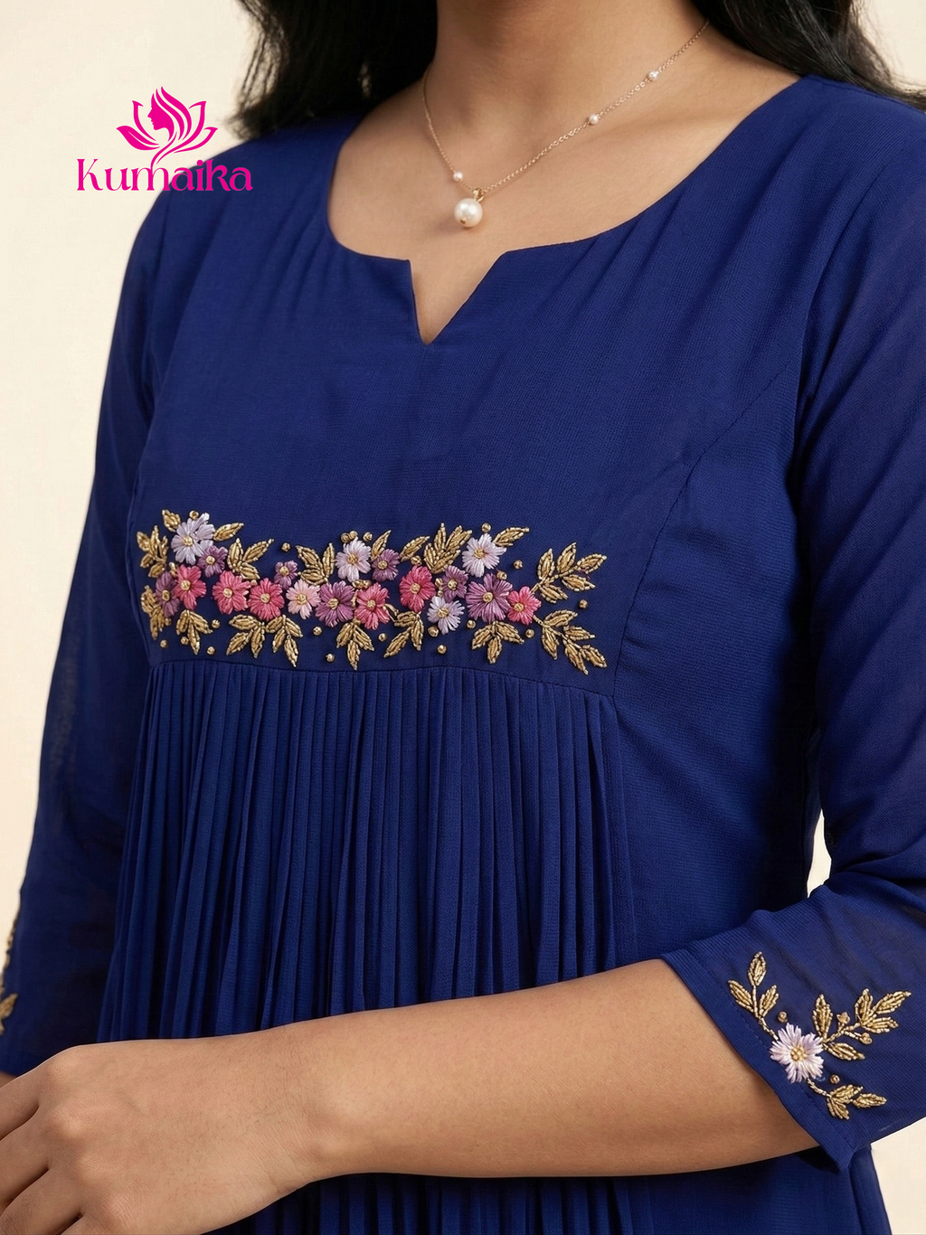 Stylish Handworked A-Line Kurti
