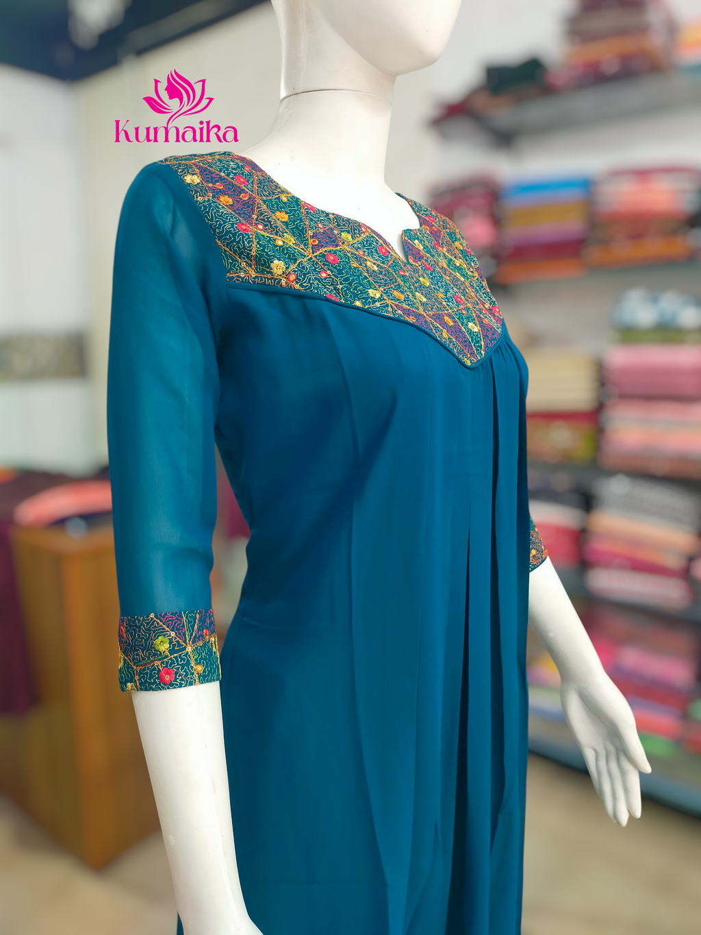Stylish Casual Wear Chiffon Kurti