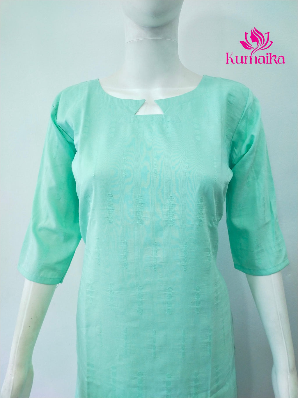 Mint Green Textured Kurta