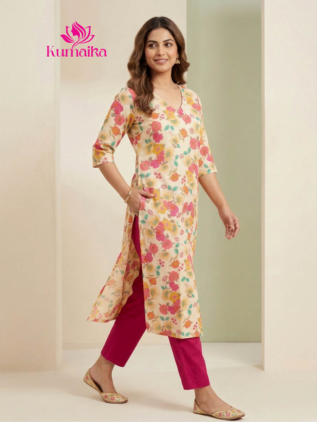Stylish Casual Wear Floral Print Cord Set
