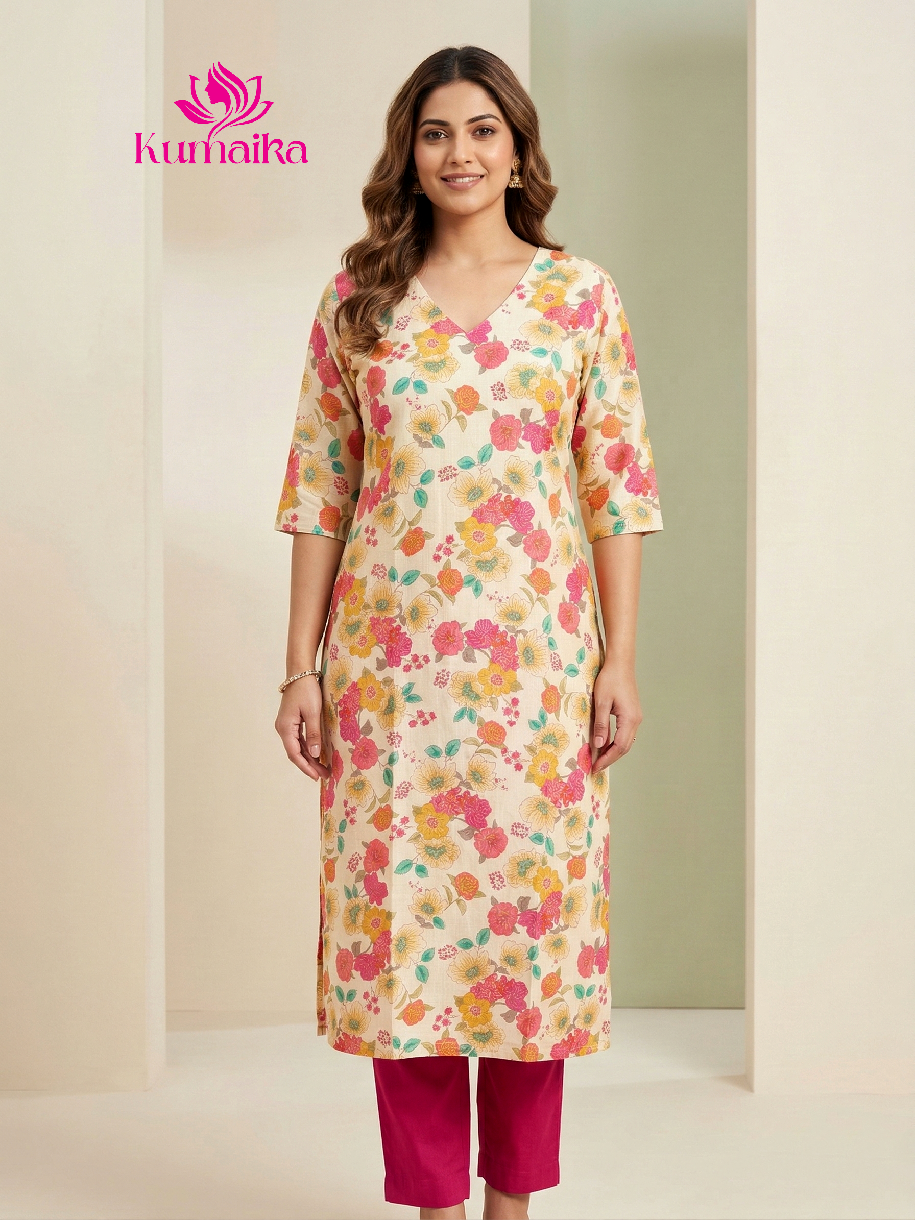 Stylish Casual Wear Floral Print Cord Set
