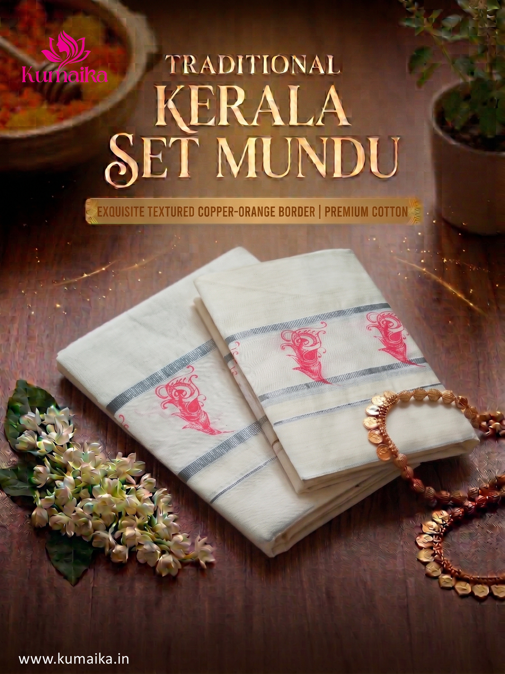 Silver Kara Mund Krishna Theme